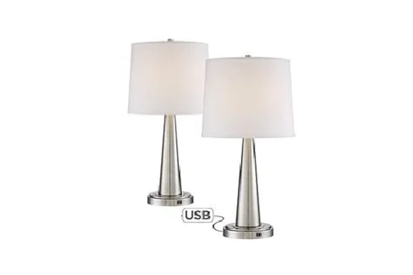 Slim Profile Bedside Lamp