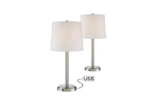 Straight Stem Minimal Lamp