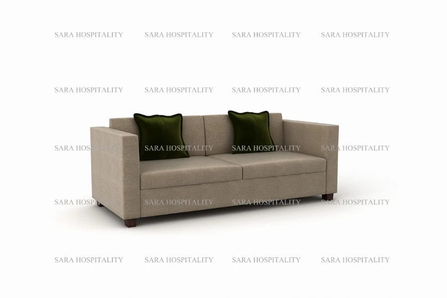 Modern Upholstered Sofa with Box Arms – Commercial Seating - 1