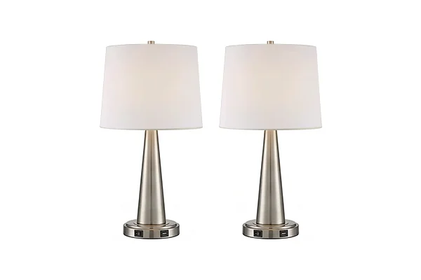 Slim Profile Bedside Lamp