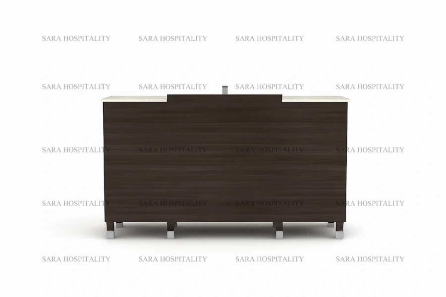 Contemporary side cabinet vanity base designed for luxury boutique hotel ensuites