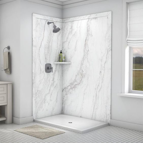 Buy seamless panel shower surround with sleek finish