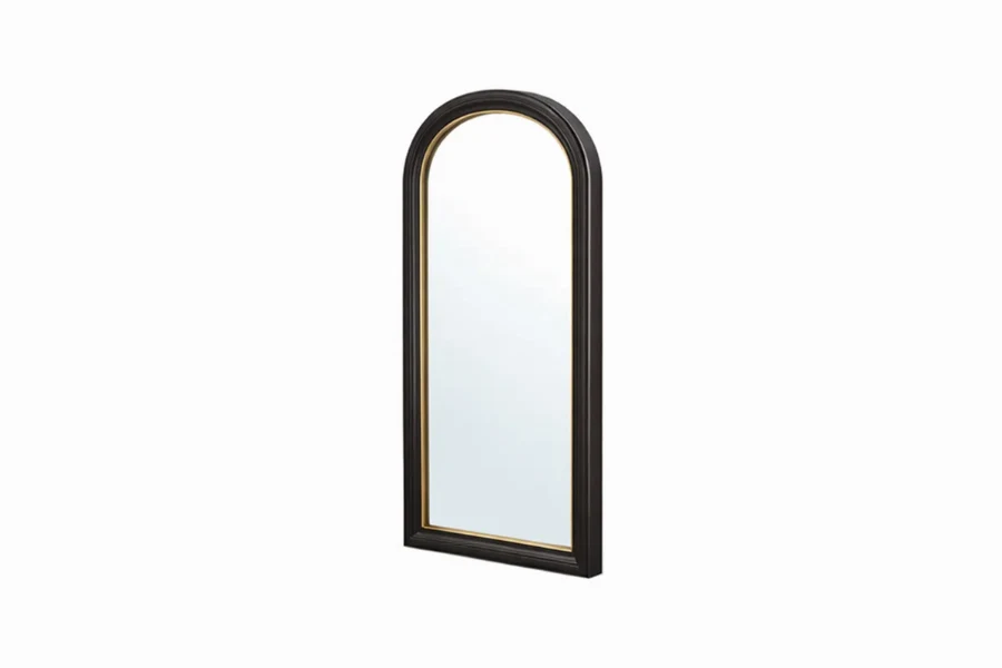Sleek hospitality-grade minimal frame mirror for sophisticated commercial dressing areas