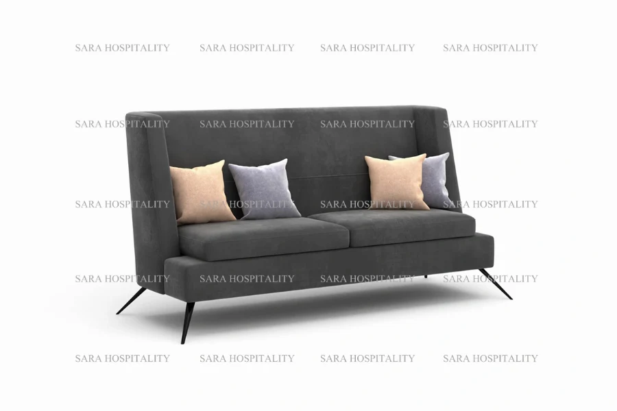 Modern High-Back Sofa - Comfortable & Stylish Seating - 1
