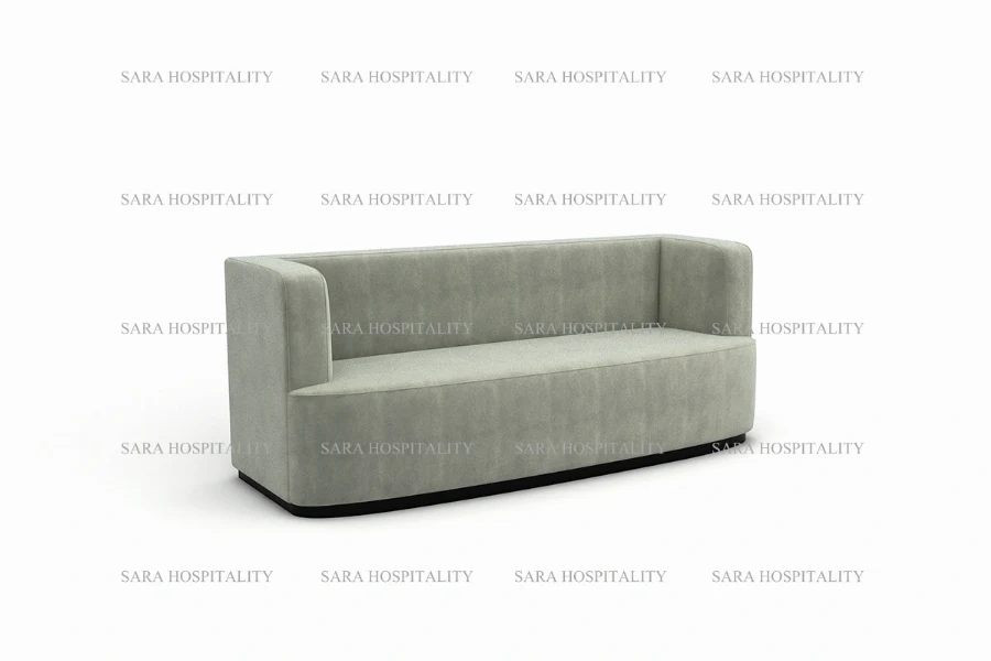 Modern Curved Lounge Sofa - Stylish and Comfortable - 2