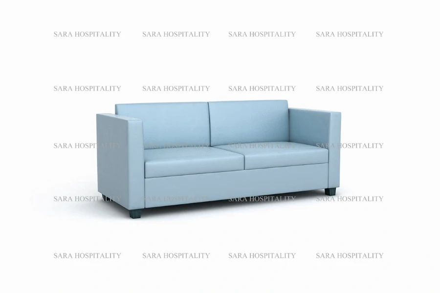Contemporary Upholstered Hospitality Sofa – Beige - 2
