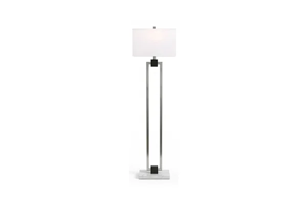 Twin Rod Column Floor Lamp