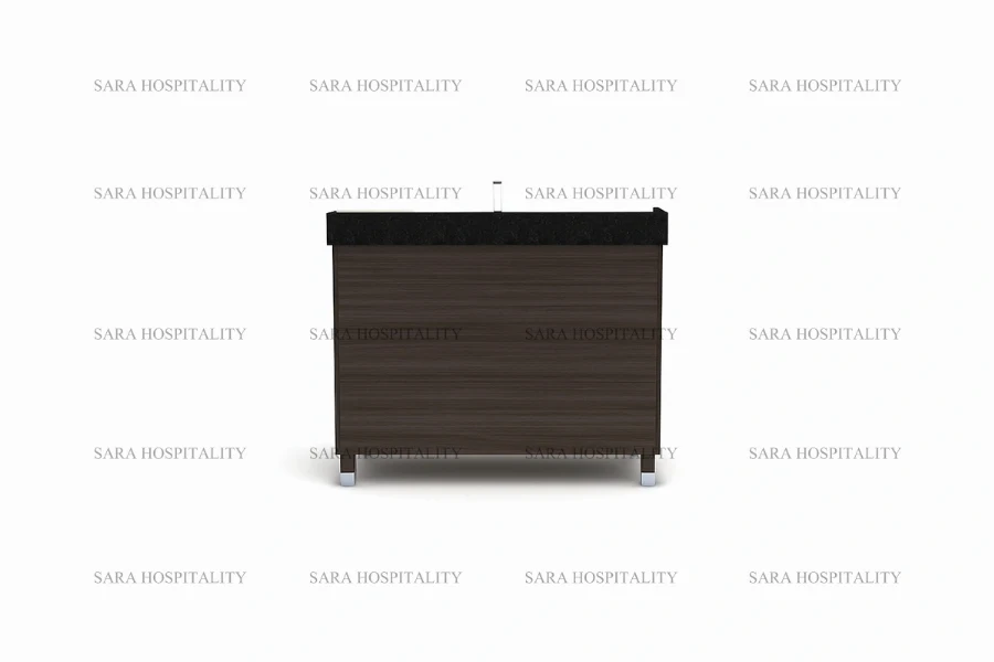 High-Capacity Double Drawer Vanity Base for high-traffic hospitality washrooms