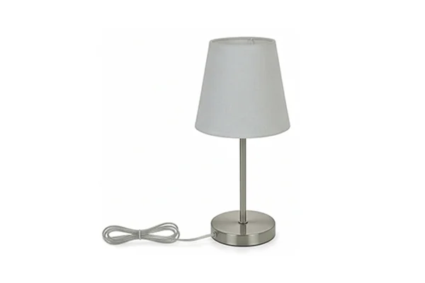 Round Base Fabric Shade Desk Lamp