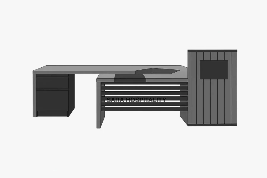 L-shaped Reception Desk -1