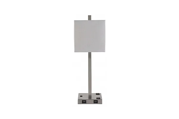 Square Shade Column Desk Lamp