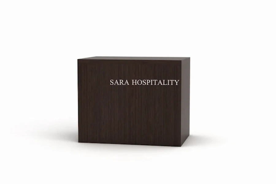 Hospitality credenza with three drawers and a dual-tone wood finish - 4