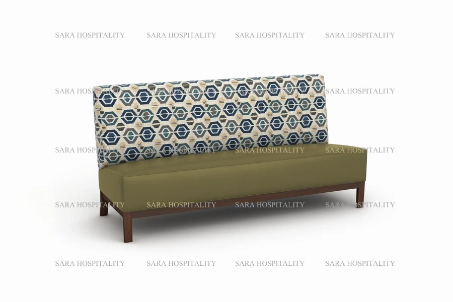 Modern Upholstered Loveseat Sofa with Plush Cushions - 2