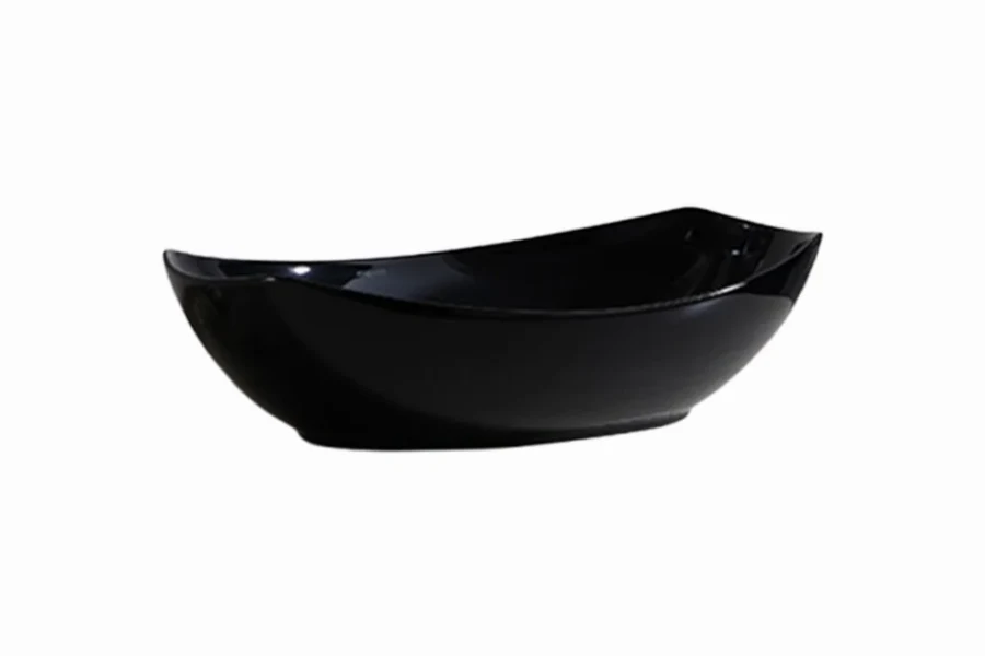 Minimalist circular basin sink featuring a smooth matte finish and a deep, symmetrical bowl