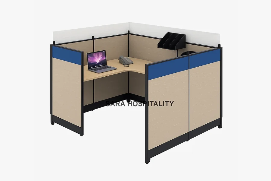 Modular L-Shaped Office Workstation.-2