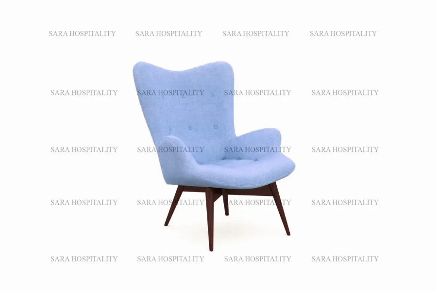 Tapered-Leg Mid-Century Lounge Chair for trendy breakfast bistros