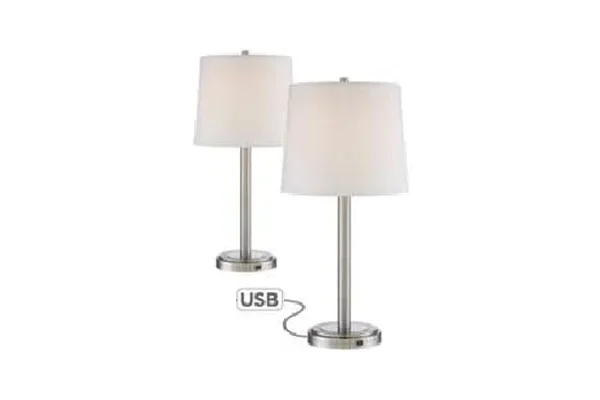 Straight Stem Minimal Lamp