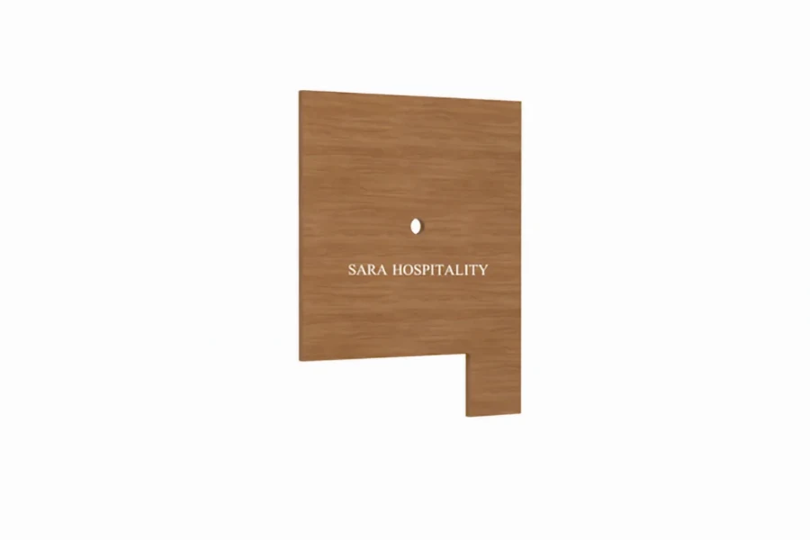 Modern Hospitality TV Panel with Built-in Cable Management - 1