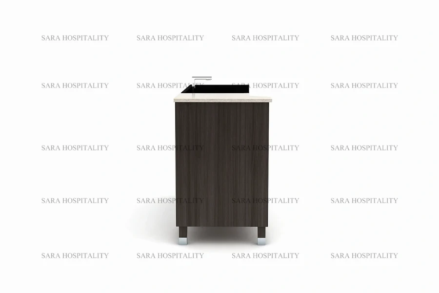 Chic Double Drawer Vanity Base for sophisticated boutique dressing areas