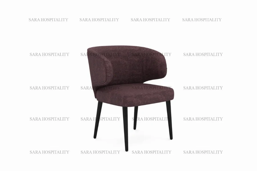 Zen Minimalist Accent Chair for serene hotel morning dining