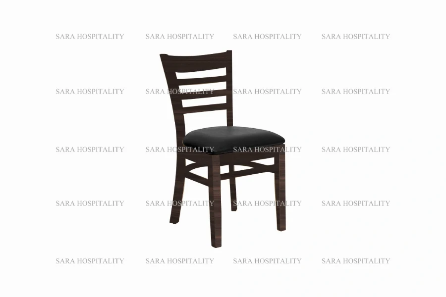 Lightweight Modern Light Wood Chair for high-traffic buffet areas