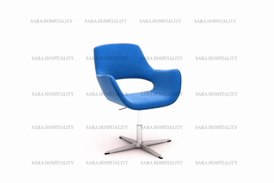 Streamlined Minimal Ergonomic Chair for efficient hotel buffet layouts