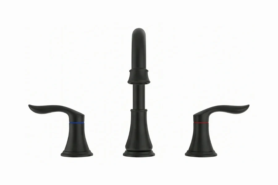 Traditional three-hole faucet for sophisticated boutique hotel suites