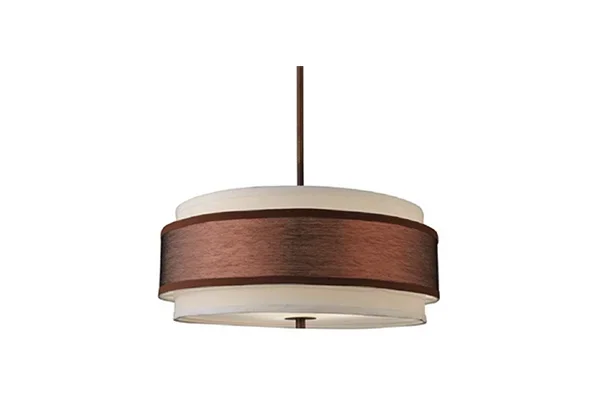 Layered Drum Pendant Light