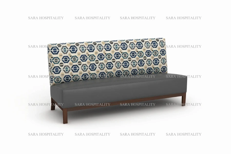 Modern Upholstered Loveseat Sofa with Plush Cushions - 1