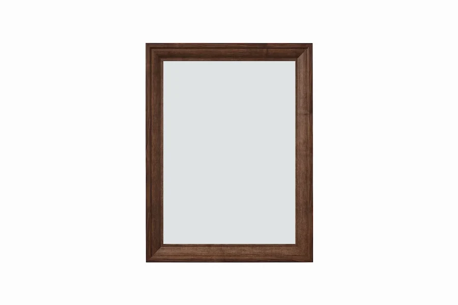 Timeless classic frame wall mirror with a traditional profile for elegant hotel guest rooms
