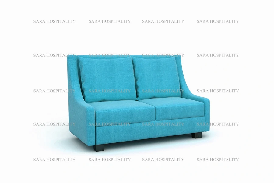 Modern Upholstered Loveseat Sofa with Plush Cushions - 4