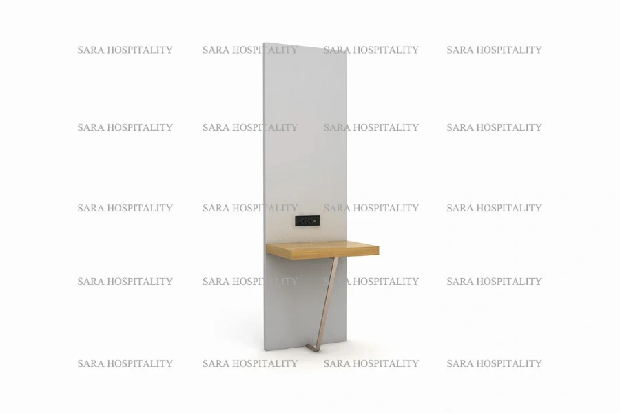 Wall-mounted king nightstand-Hilton Garden Inn- 2