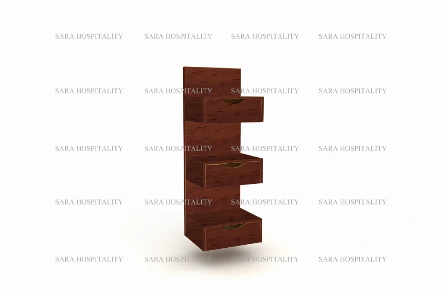 Vertical storage unit with three drawers – Hilton Garden Inn furniture 4