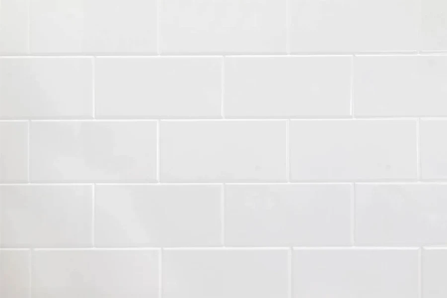 Modern brick-layout panel featuring an engineered solid-surface construction and a classic running-bond pattern that grounds contemporary interior spaces