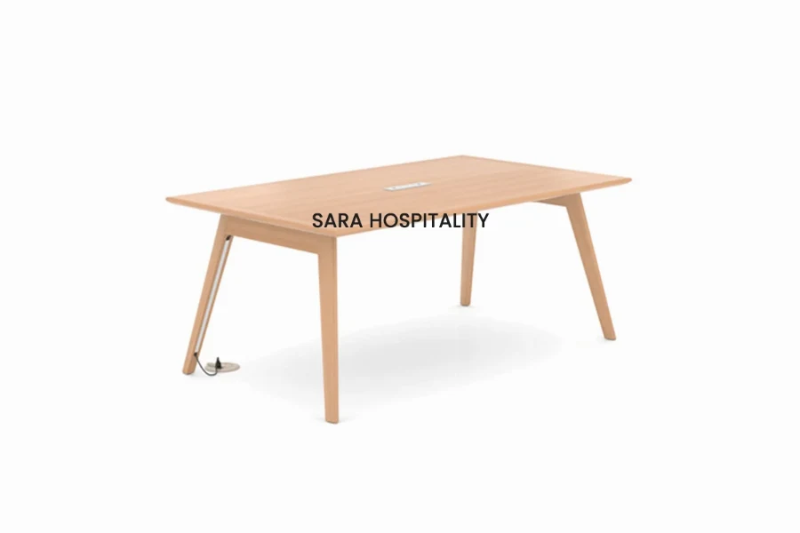 Senior Living Wooden Dining Table-1
