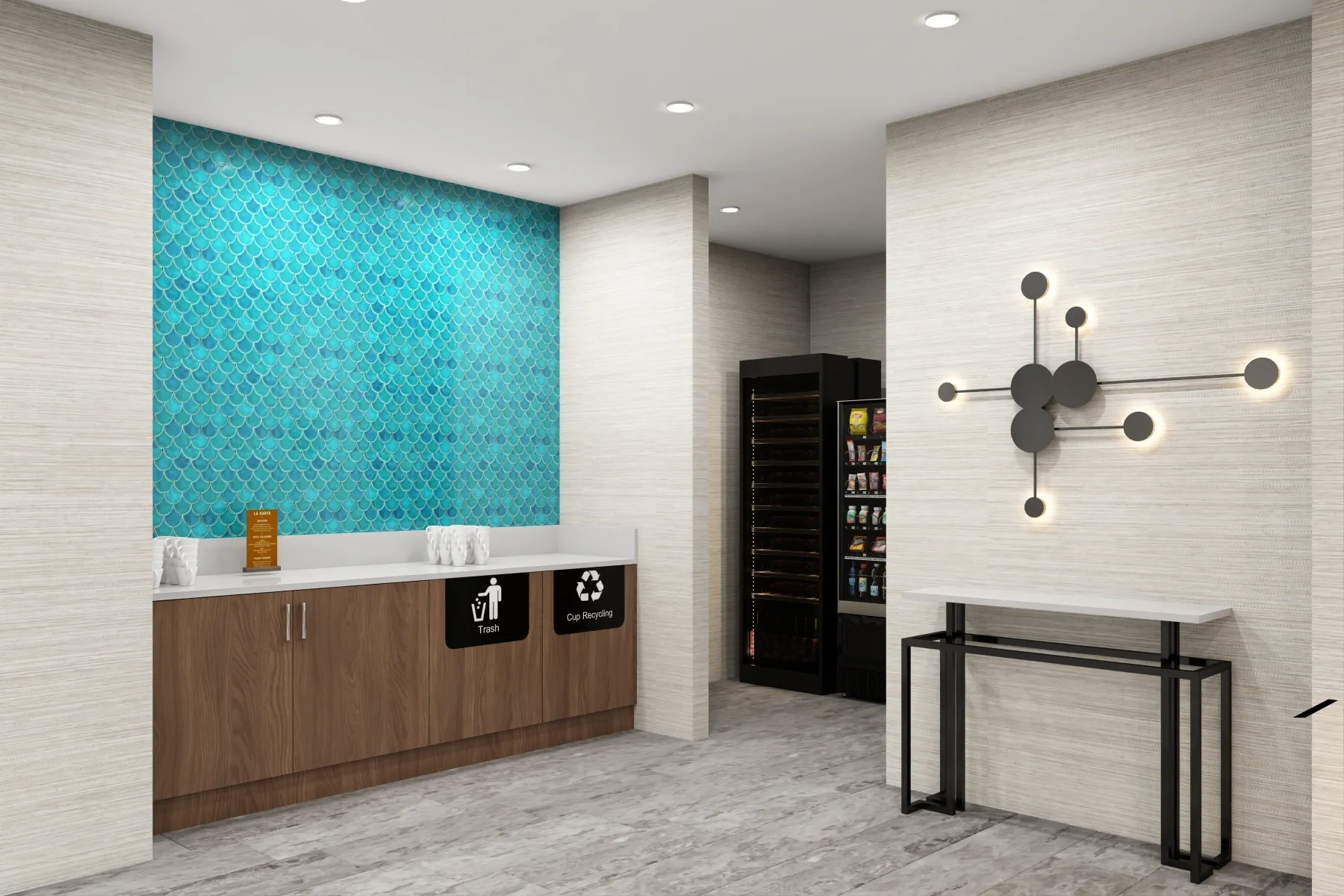 Approved Casegoods Vanity Area- La Quinta Inn & Suites by Wyndham, Roswell, Georgia