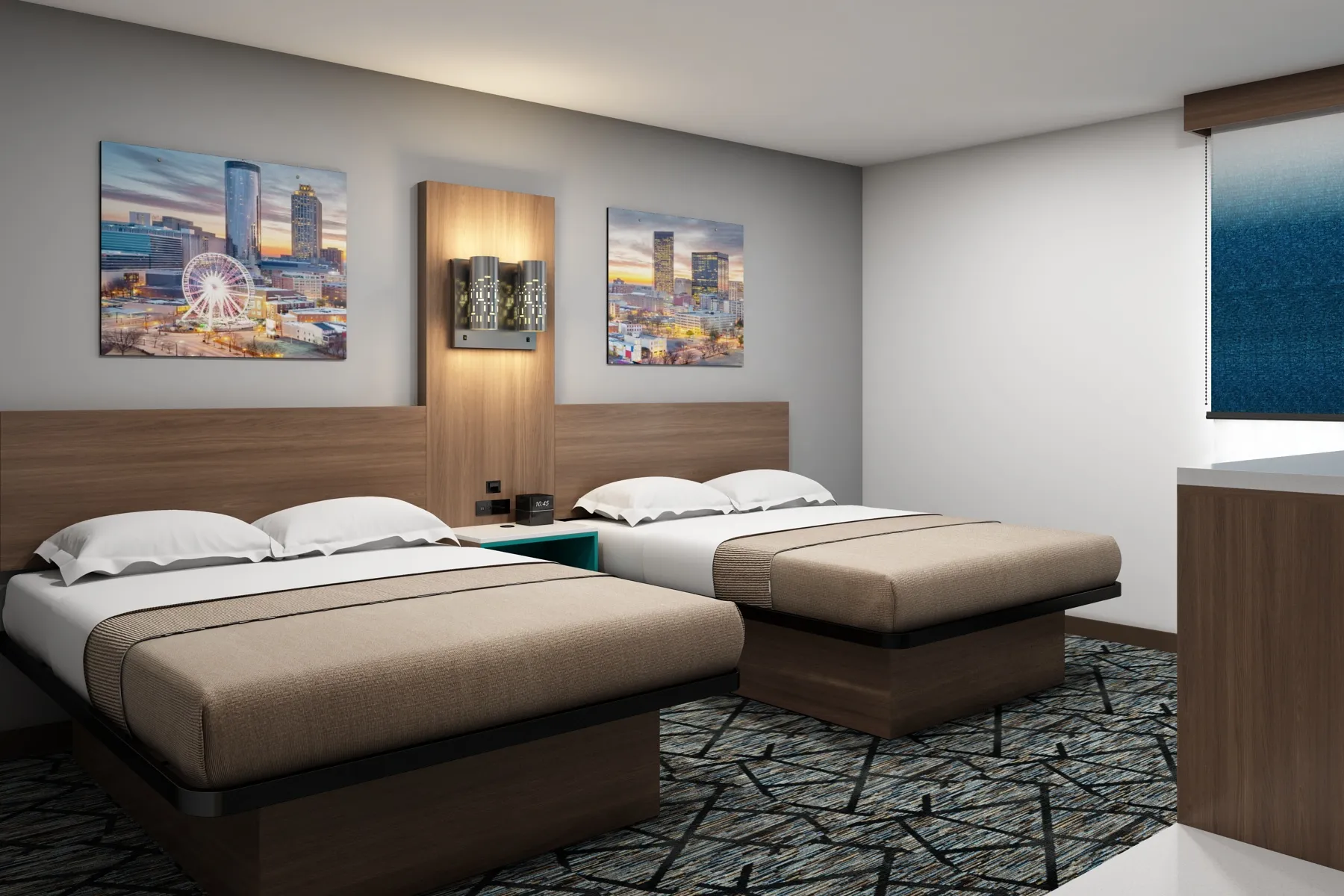 Approved Casegoods King Size Bed- La Quinta Inn & Suites by Wyndham, Roswell, Georgia