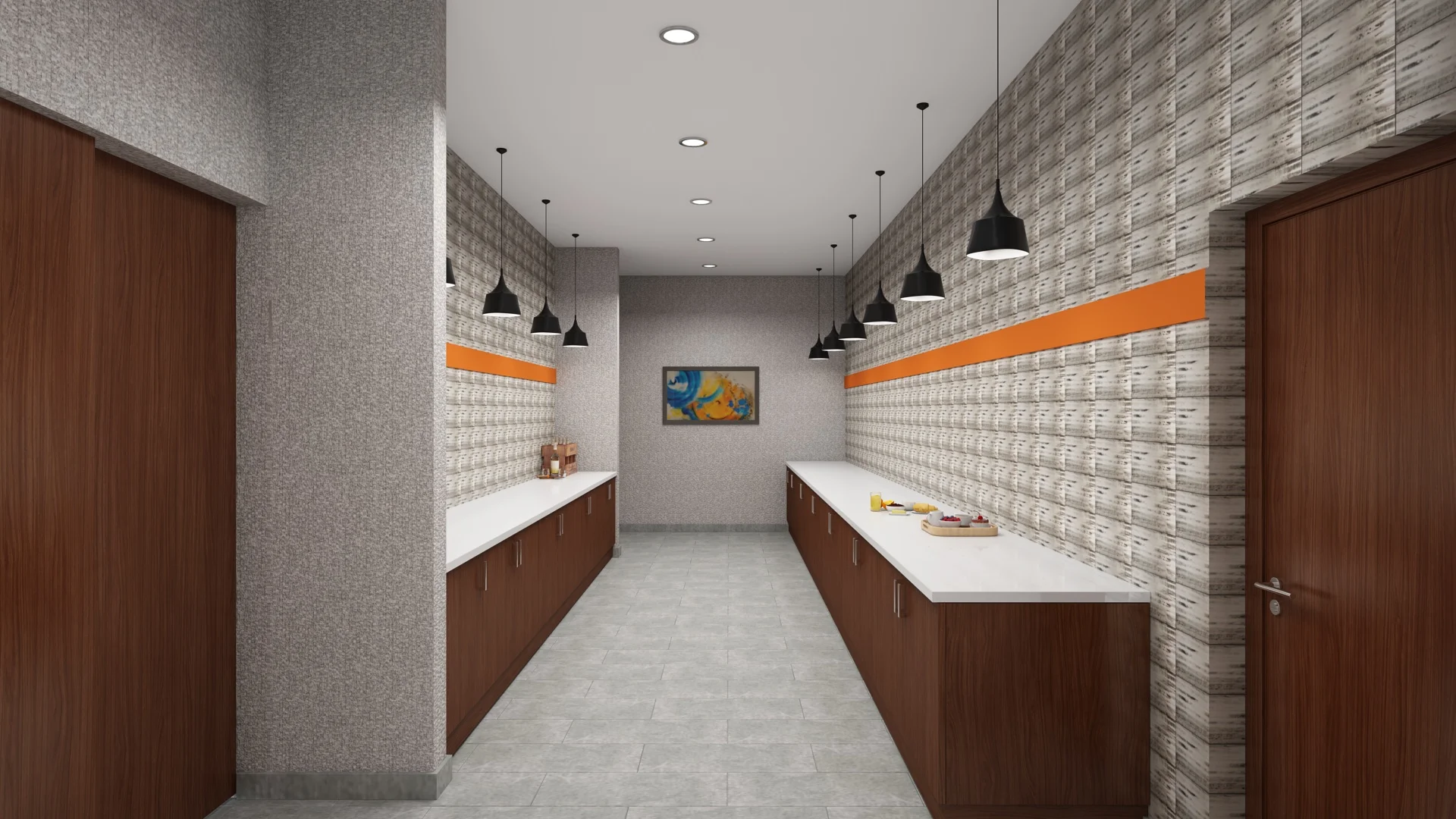 Approved Casegoods - Breakfast serving counter - La Quinta Inn & Suites, Lexington Park, Patuxent