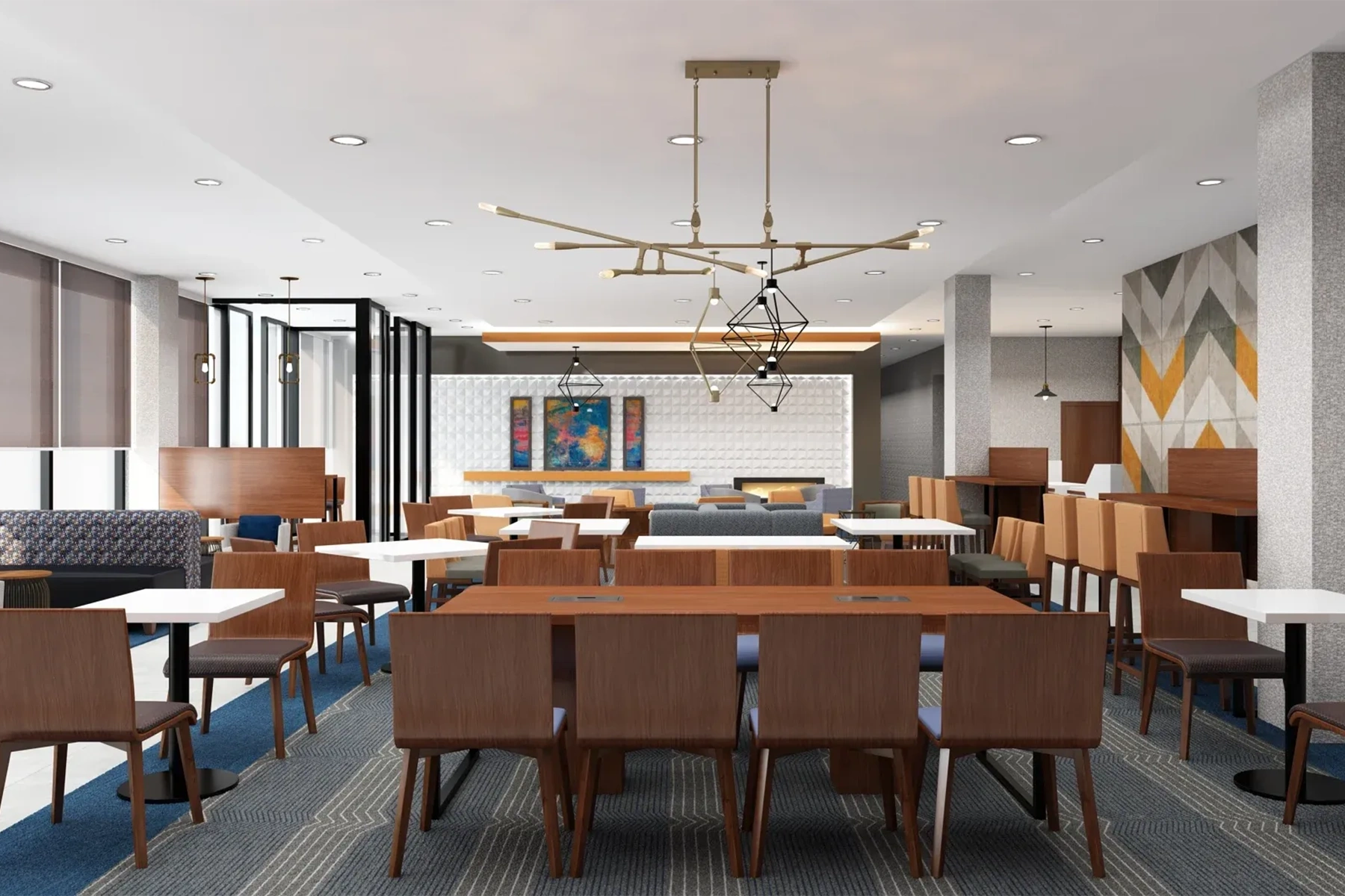 Approved Casegoods - Hotel Lobby Furniture - La Quinta Inn & Suites, Lexington Park, Patuxent