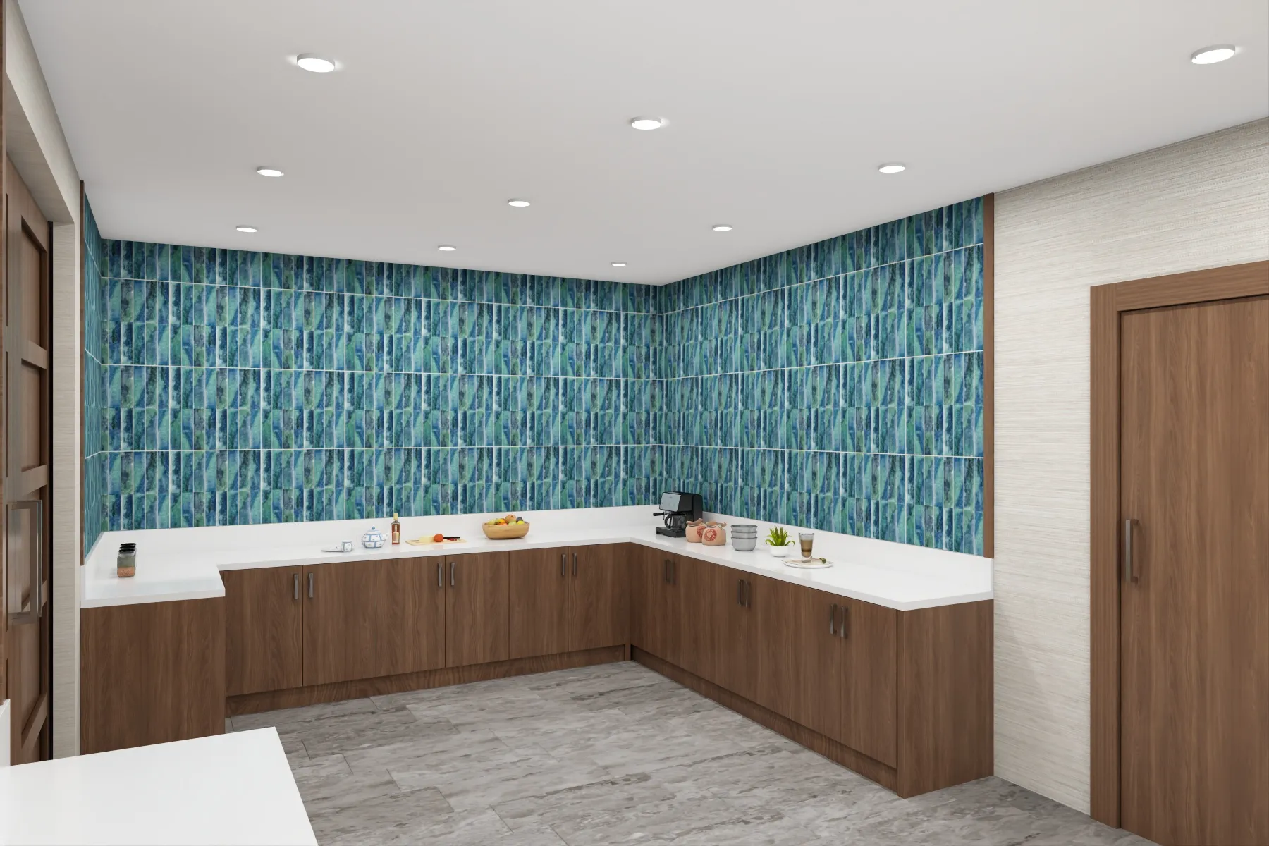 Approved Casegoods Kitchen Area- La Quinta Inn & Suites by Wyndham, Roswell, Georgia
