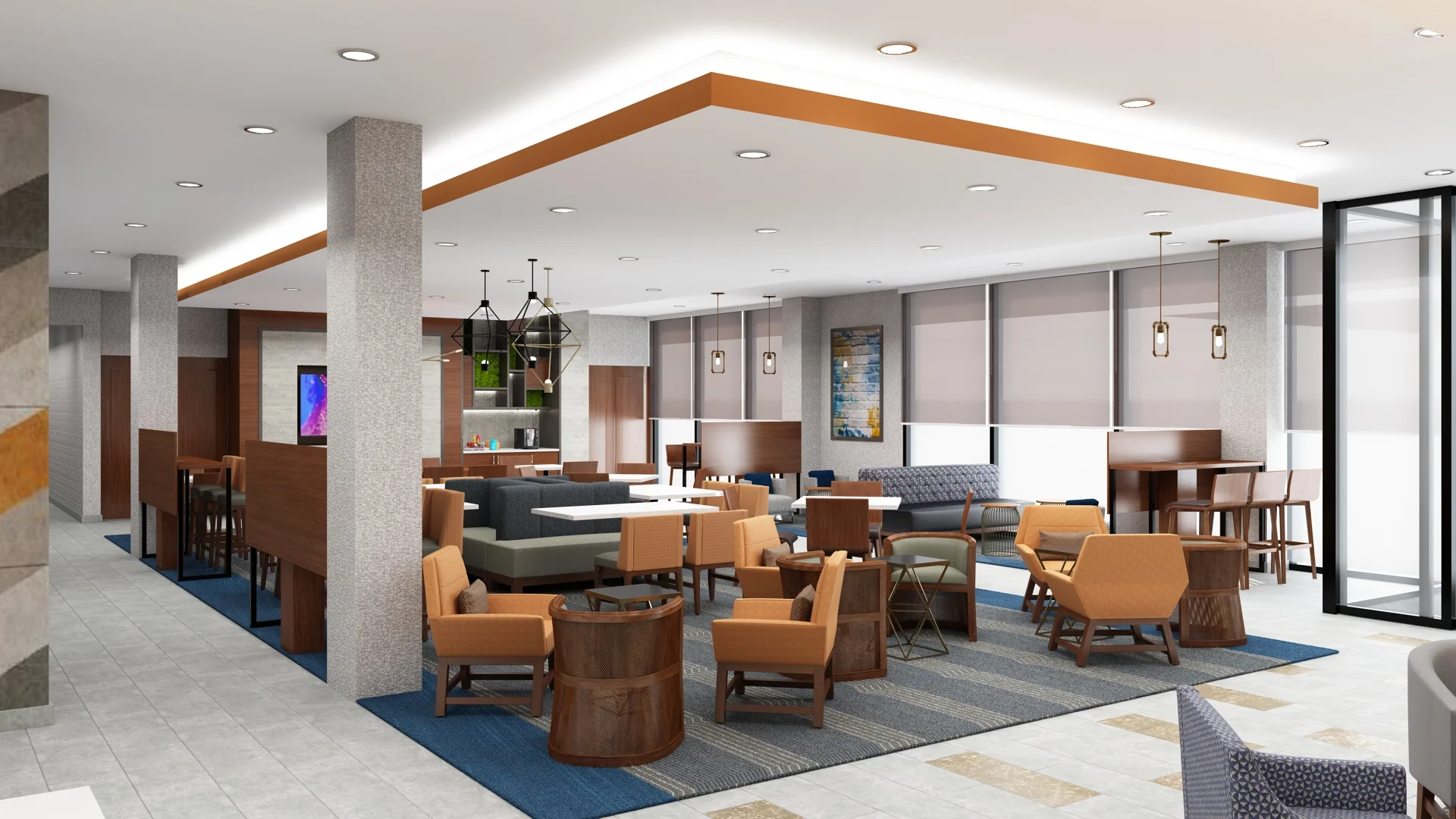 Approved Casegoods - lobby chairs - La Quinta Inn & Suites, Lexington Park, Patuxent