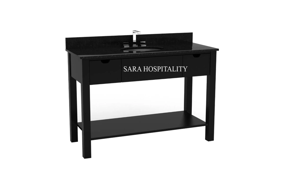 Modern minimal frame vanity top featuring an integrated sleek basin and an ultra-slim, understated silhouette that effortlessly complements a contemporary bathroom.