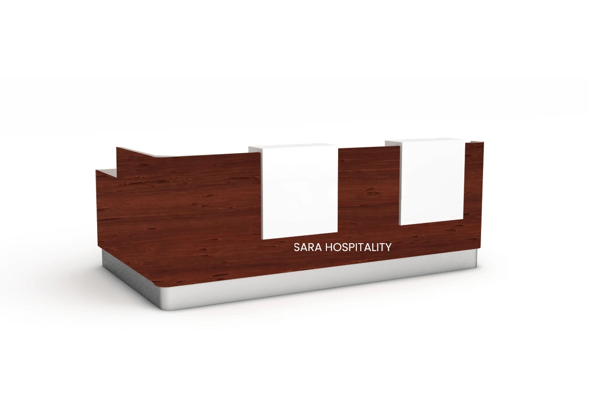 Smooth interior workspace wrapped in a high-durability, low-maintenance geometric outer shell