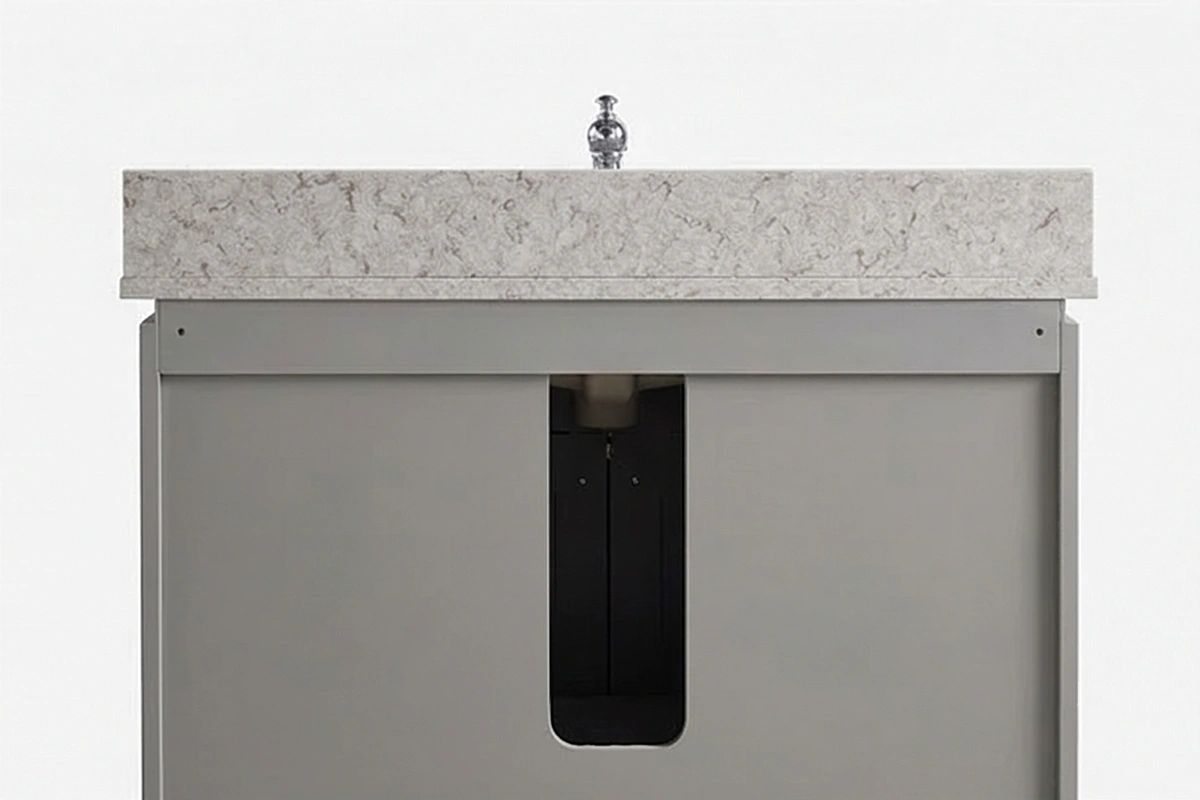 Pristine Refined Vanity Surface for premium coastal resort suites