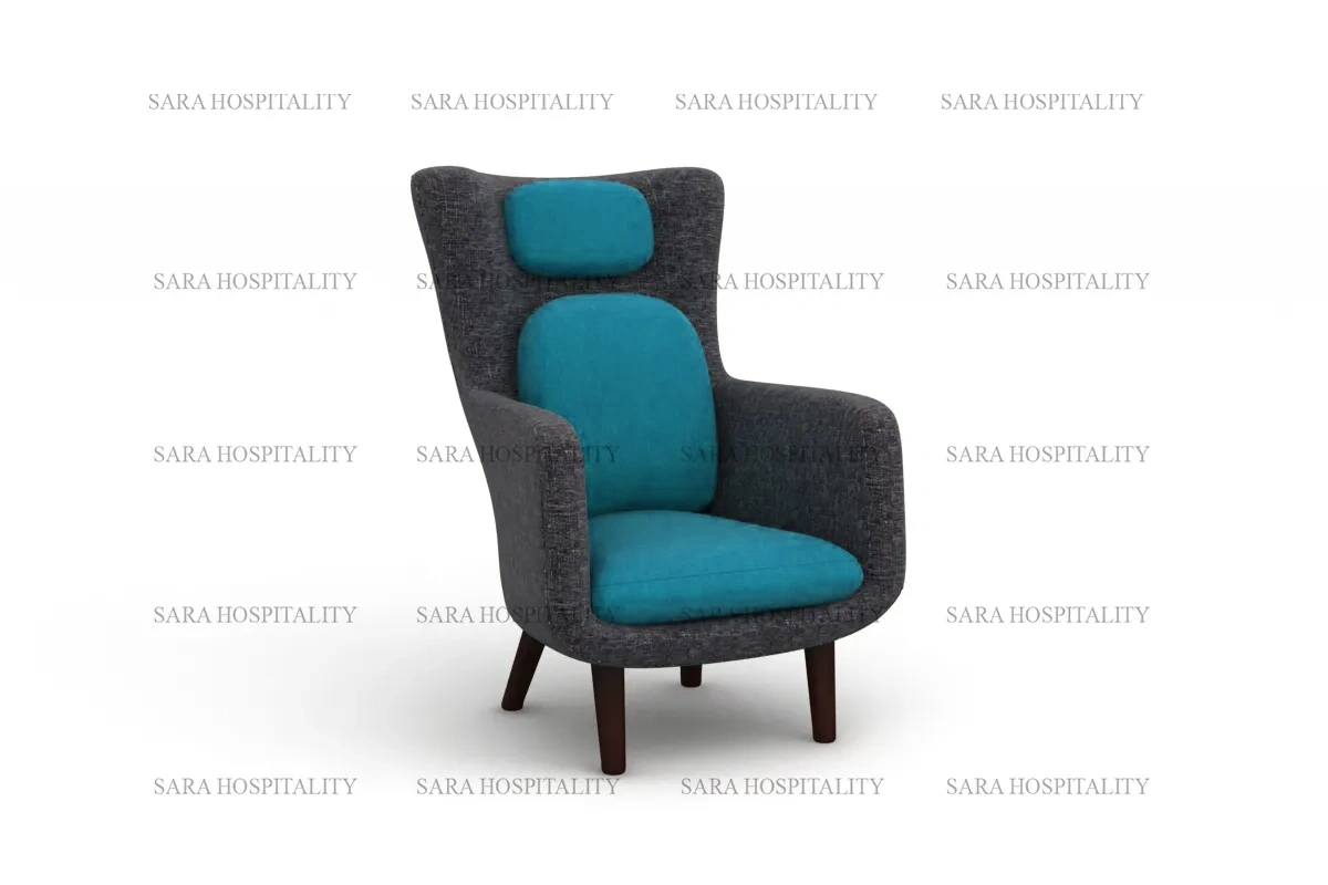 Rustic Heritage Lounge Chair for artisanal breakfast coffee houses