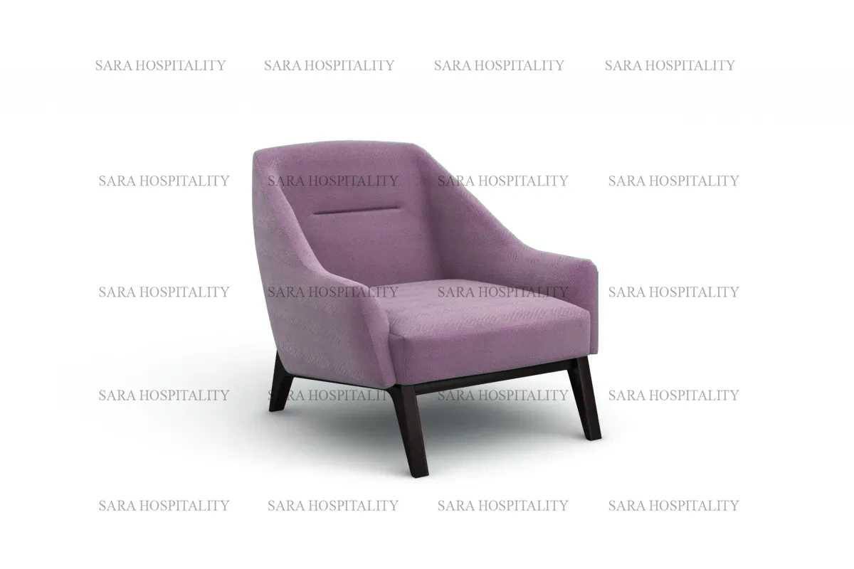 Slim Light Frame Lounge Chair for quaint breakfast inn sunrooms