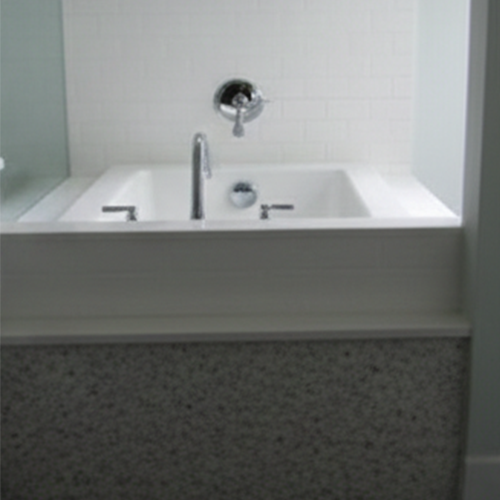 High-quality integrated granite tub surround for modern homes