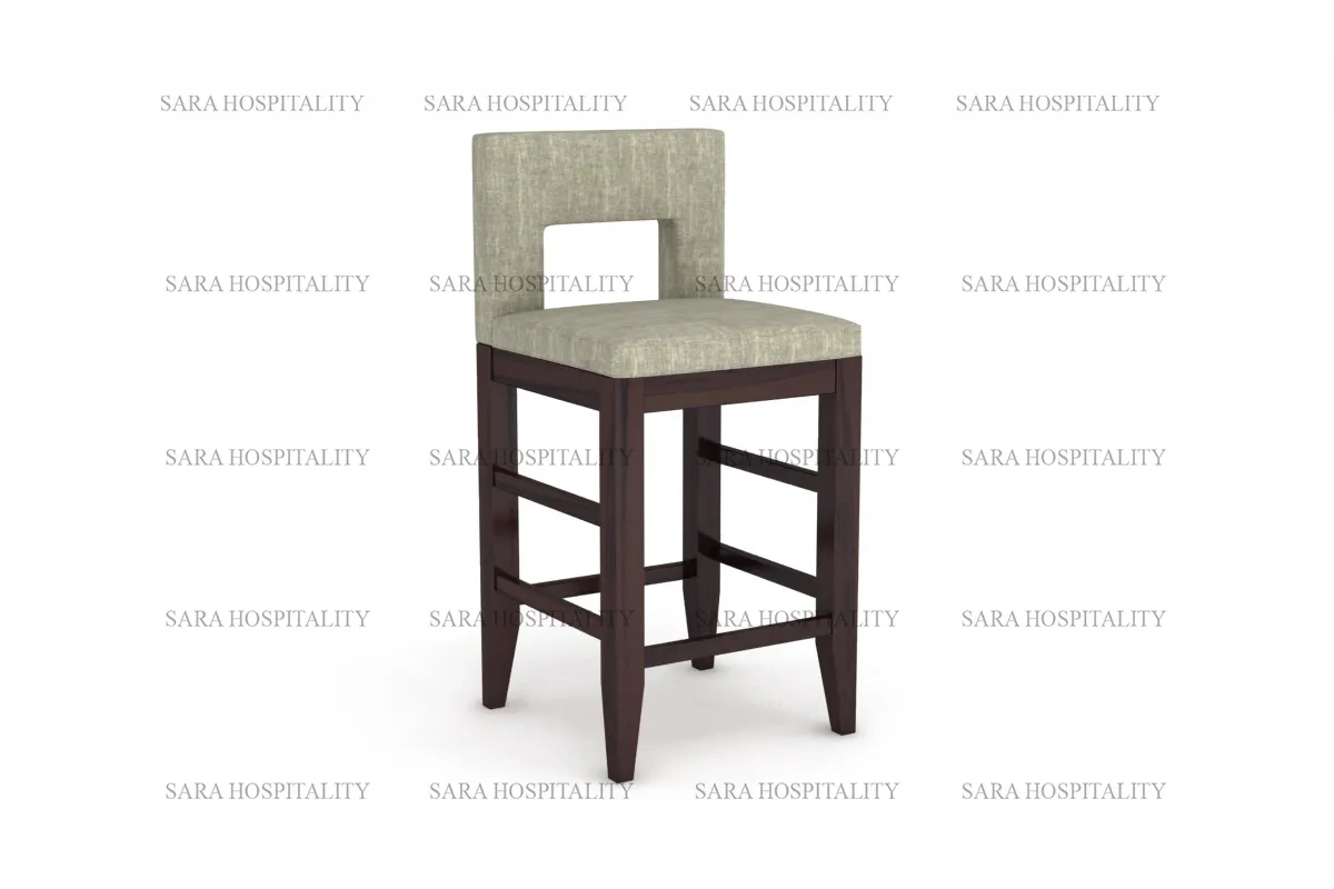 Square Frame Dining Chair for hotel breakfast room seating.