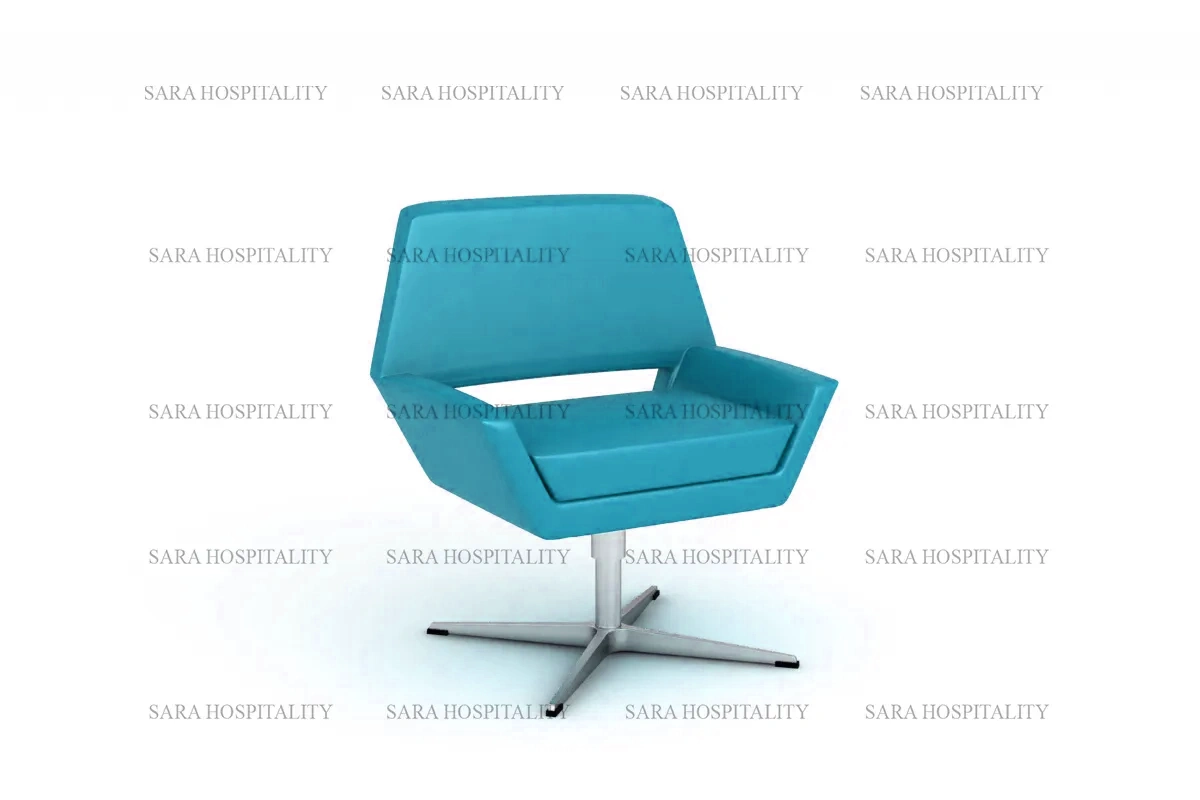 Clean-Lined Contemporary Ergonomic Chair for streamlined hotel buffet layouts