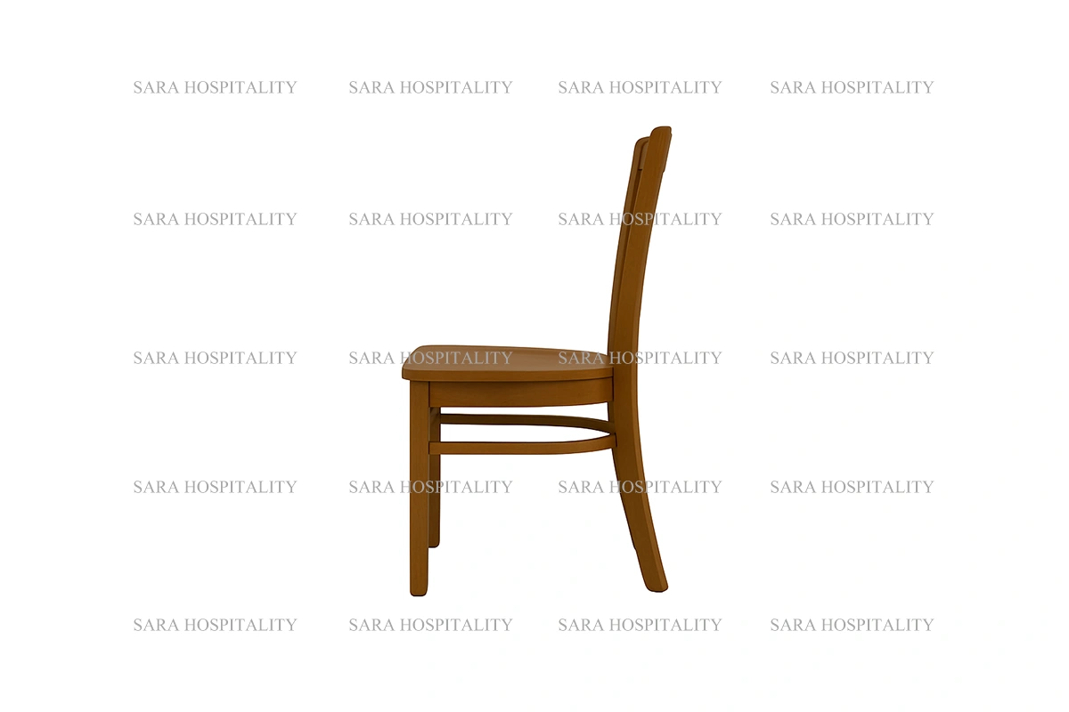 Sturdy Traditional Slat Back Chair for busy hotel buffets